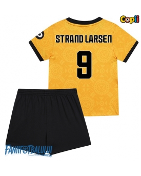 Wolves Jorgen Strand Larsen #9 Echipament de Fotbal Replică 2025-26 Copii Acasa (+ Șorturi)